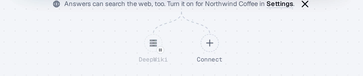 A paused service on a new chat, dimmed with a pause badge, next to Connect
